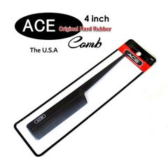 新品 USA ACE エースコーム 全長20.5cm くし 七三 分け目入れ アメリカ トラディショナル 床屋 バーバー ハードラバー製