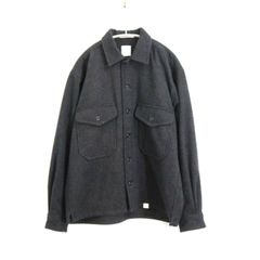 【中古A】BEDWIN ＆ THE HEARTBREAKERS ベドウィンアンドザハートブレイカーズ 1 / S メンズ 長袖シャツ 軽アウター CPO SHIRT JACKET ダークグレー 中古A 古着