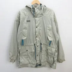 s■台湾製■コロンビア/Columbia ナイロンジャケット JKT【M】ベージュ系/MENS/32【中古】