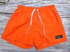 Beach　ビーチウェア　ショートパンツ　水陸両用　ユニセックス　ネオンオレンジ