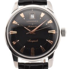 ロンジン LONGINES L1.611.4.52.2 コンクエスト ヘリテージ デイト デイト 自動巻き メンズ良品 M#134409