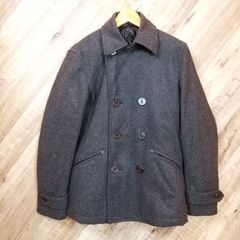 A.P.C. ヘリンボーン ダブルブレスト ウール 中綿 ジャケット XS