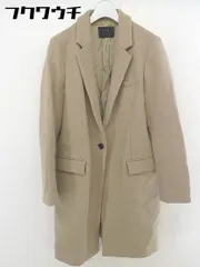 ◇ STUDIOUS ステュディオス ウール 長袖 チェスターコート サイズ1 ベージュ レディース  【中古】 【1202100006886】のサムネイル