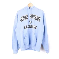 チャンピオン パーカー フーディー スウェット 長袖 トップス スポーツウエア メンズ Mサイズ ブルー Champion 【中古】