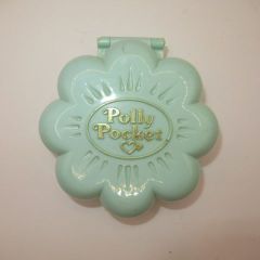 199090'svintagePolly PocketCompactFlowersLight BluePlay HouseFloristMiniatureDollhouseFigureDollStuffed Animal
