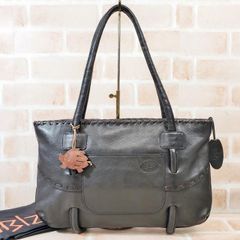 美品 Rose Mary ローズマリー バッファローレザー トートバッグ 黒A4 