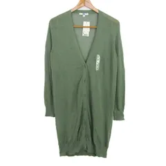 ユニクロ ライトVネックロングカーディガン トップス 長袖 未使用品 レディース Mサイズ カーキ UNIQLO