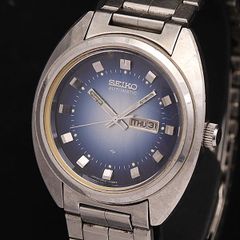 S32 SEIKO セイコー ファイブ ブルー文字盤 自動巻き 1968年製 - メルカリ