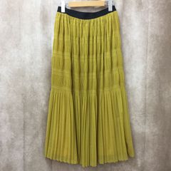MOTTI ロングスカート VA5NO-1236 サイズM～L イエロー系 レディース スカート