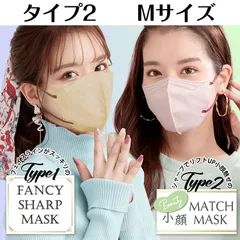 【タイプ2・Mサイズ①】マスク 3D立体構造 3層 不織布 30枚入り ビューティ小顔 カラー 血色マスク 男女用 ファッション 耳が痛くない 蒸れない 花粉症対策 ny540