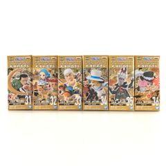 ●BANDAI SPIRITS 피규어 전 6종 세트 [원피스] 월드 콜렉터블 피규어-WT100 기념 오다 에이이치로 신작 대해적 백경 6- 미개봉품