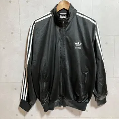 90's adidas ヴィンテージ オールド アディダス トラックジャケット ジャージ トップス 95 ロゴ 刺繍 トレフォイル ブラック 黒 オリジナルス メンズ レディース SG334-7