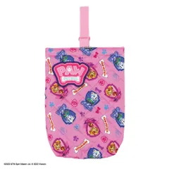 ☆ パウ・パトロール/ピンク2 ☆ キルトシューズケース 上履き入れ キッズ シューズケース シューズバッグ キルティング キャラクター グッズ キティ マイメロ リトルツインスターズ パウパトロール ピングー もちもちぱんだ 仮面ライダー