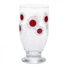 アデリアレトロ 台付グラス320 花まわし 1859