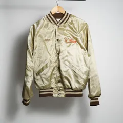 King Louie キングロウ　スタジャン　ナイロン　ジャケット　ビンテージ　ゴールド　【L】　オシャレ