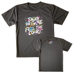 新品 バスケ Tシャツ ブラック ドライ 半袖 バスケットボール メンズ レディース キッズ ジュニア ミニバス 速乾 サイズ 110 120 130 140 150 SS S M L LL 黒 enjoythegame