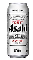 アサヒ スーパードライ 500㍉　24本　缶ビール