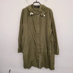 レディース 77 size ZARA ZARA(ザラ) フード ジップアップ ロング マウンテンパーカー ジャケット