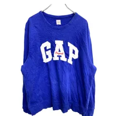 GAP ロゴスウェット トレーナー XLサイズ ギャップ 刺繍 ブルー 古着卸 アメリカ仕入 t2405-3395