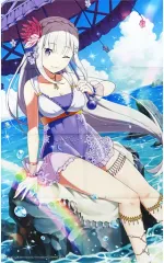 【中古】雑貨 エミリア(波打ち際で一休み) マルチクロス 「セガ ラッキーくじONLINE Re：ゼロから始める異世界生活 Lost in Memories」 A賞-1のサムネイル