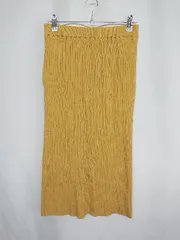 ◇ Θ DRESKIP ドレスキップ ウエストゴム　コットン系 マキシ タイト スカート サイズM キャメル レディース E  【1409240066408】