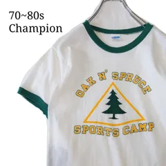 【バータグ70~80s】Championチャンピオン リンガーTシャツ 染み込み