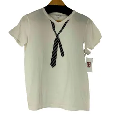 アニエスベー agnes b. PARIS Vネック プリント Tシャツ レディース  Tイ