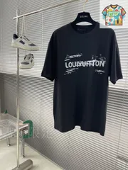 【今日WTO】LOUIS VUITTON 1v グラフィック Logo Round Neck T-HY25