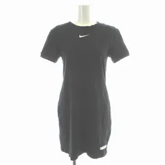 NIKE - 新品 NIKE ナイキ 半袖ワンピース 黒 シンプル ミニ