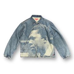 supreme ジョンコルトレーン デニムハリントンジャケット L Supreme John Coltrane A Love Denim Harrington Jacket (FW21