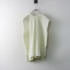 パラスパレス十日 2023SS コットンリネン裏毛 スウェットベスト