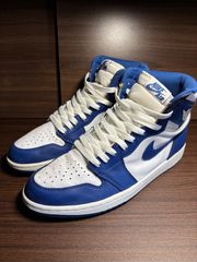 ナイキ エアジョーダン1 レトロ ハイ ストーム ブルー　中古品　size27.5㎝