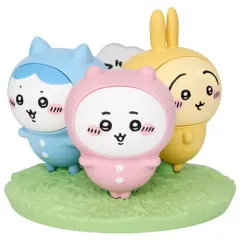 【中古】食玩 トレーディングフィギュア 12.ちいかわ・ハチワレ・うさぎ(パジャマ) 「チョコサプ ちいかわ」