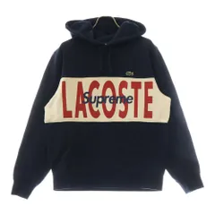 【美品✨】シュプリーム×ラコステ コラボパーカー 入手困難完売モデル ネイビーM 美品✨】シュプリーム×ラコステ コラボパーカー 入手困難完売