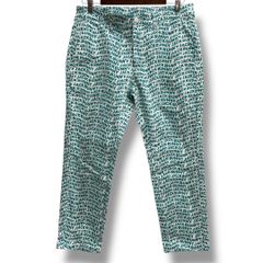 Jack Bunny!! ジャックバニー 2WAYツイルストレッチパンツ ゴルフパンツ ゴルフウェア 総柄 ロゴ グリーン ホワイト 緑 白 サイズ5 メンズ 有明ガーデンrecollect店 64 No.558H