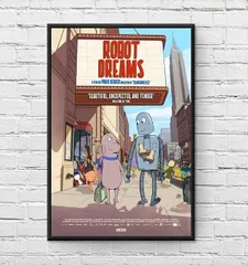 ラスト　映画『ロボットドリームズ』B2サイズポスター 映画ポスター 海外版 ロボット・ドリームズ (28 cm x 43 cm) MPS