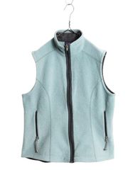 【お得なクーポン配布中!】 90s 99年製 USA製 パタゴニア ライトウェイト シンチラ フリース ベスト レディース L / 古着 PATAGONIA フルジップ アウトドア ハイネック