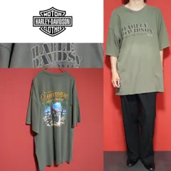 HARLEY-DAVIDSON × Hanes USA オーバーサイズフェードT