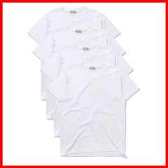 【在庫わずか】[Macoking] tシャツ メンズ 半袖 無地 吸汗 速乾 インナーシャツ おおきいサイズ セット クルーネック 厚手 4枚組 3枚組 綿100％