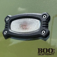 サイドマーカーガーニッシュ【Ｂ】 3D 立体 [ダイハツ･タフト･タントファンクロス･スバル･シフォントライ]