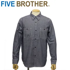 70s FIVE BROTHER シャンブレ シャツ ファイブブラザー 70年代 70s 80年代 80s ファイブブラザー アメリカ製 長袖