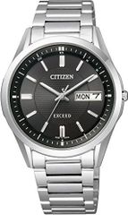 [シチズン]CITIZEN 腕時計 EXCEED エクシード エコ・ドライブ電波時計 デイデイトモデル AT6030-51E メンズ