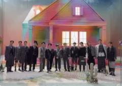 【中古】クリアファイル SEVENTEEN A4クリアファイル 「CD 17 IS RIGHT HERE」 UNIVERSAL MUSIC STORE購入特典