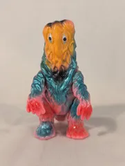 M1号 M1号の大怪獣ゴジラシリーズ ヘドラ ミドルサイズ(肌色成型/ピンク 黄 メタ緑 赤 塗装) 110mmのサムネイル