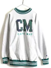 【お得なクーポン配布中!】 90s USA製 ★ チャンピオン リバースウィーブ リブライン スウェット ( メンズ XL ) 古着 90年代 Champion トレーナー カレッジ ワッペン| 中古 アメリカ製 米国