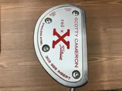 24時間以内発送 RED-X スコッティキャメロン ゴルフ クラブ カバー付き スコッティキャメロン RED X パター 33インチ／センターシャフト