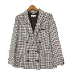 Laube du NONA 長袖 シャツ ブラウス ベロア ベルベット 13 黒系  