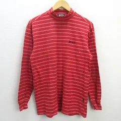 G■スリクソン/SRIXON 長袖モックネックシャツ/ゴルフウェア【M】赤/men's/12【中古】■のサムネイル