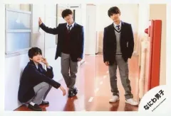 【中古】生写真(ジャニーズ) なにわ男子/道枝駿佑・藤原丈一郎・大橋和也/横型・全身/「Kansai Johnnys’ Jr. DREAM PAVILION ～Shall we #AOHARU?～」グッズオフショット/公式生写真