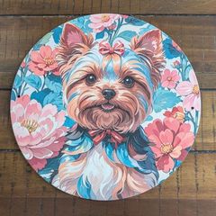 犬 ヨークシャーテリア ブリキ看板 d27